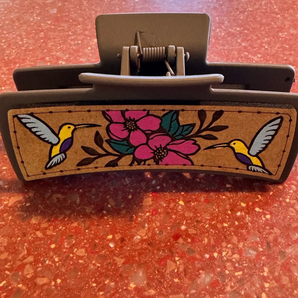 Hand crafted customizable wood hair clips, buyers choice of 1 - Picture 10 of 14